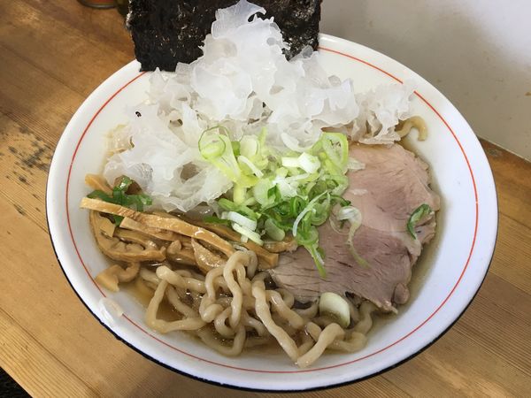 「中華そば 小+白木耳」@天童製麺の写真