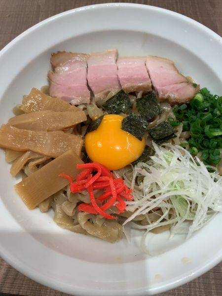 「ド煮干しまぜそば（750円）」@東大和ラーメン大冬樹Season2の写真