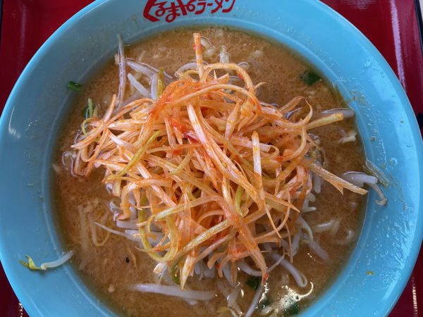 「ねぎ味噌ラーメン 890円」@くるまやラーメン 日立店の写真