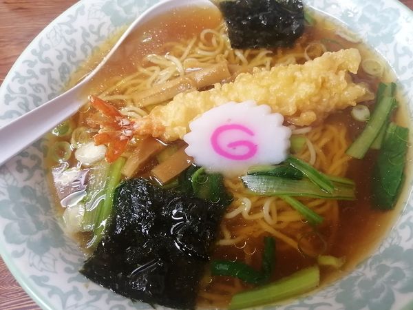 「天ぷら中華¥770」@たかの食堂の写真