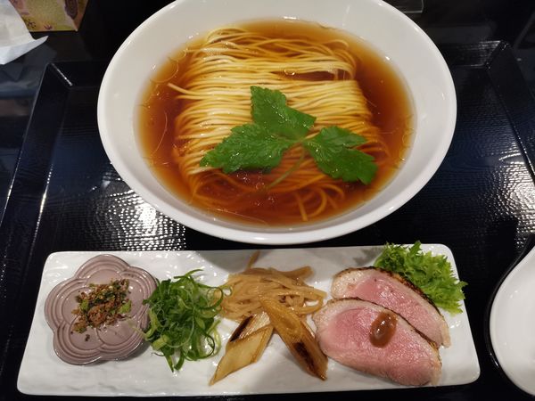 「鴨醤油麺」@麺屋 どんくの写真