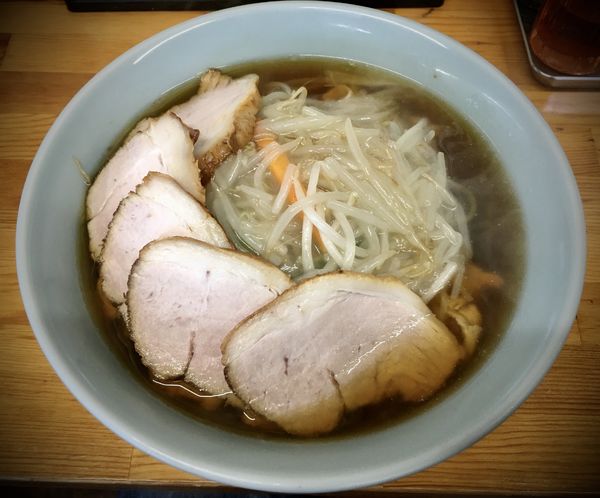 「もやしソバ+チャー(580+150=730¥)」@鴻蘭の写真