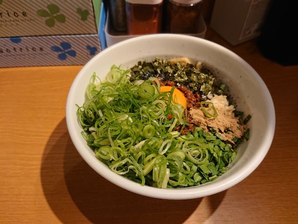「九条ネギ台湾まぜそば 大」@麺屋こころ 溝の口店の写真