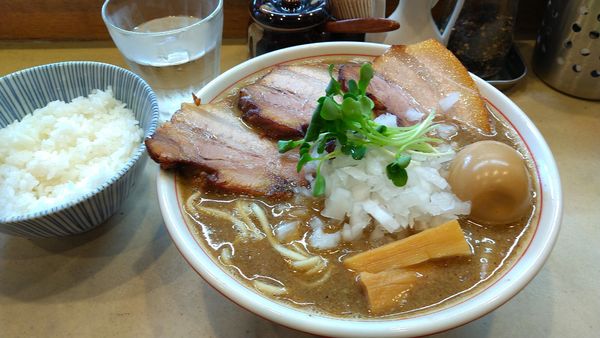 「濃厚煮干しそば」@麺処 浮き雲の写真