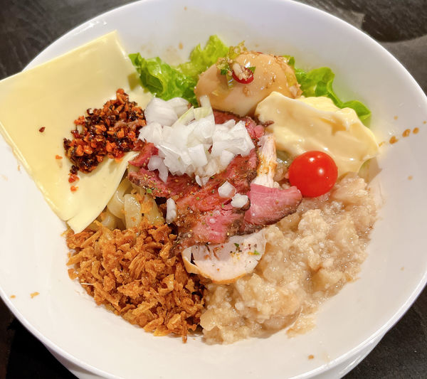 「まぜそば小(150ｇ)」@まぜそば専門店 泣きむし王子の写真