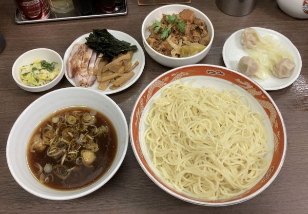 「チャーシューワンタンつけそば」@支那ソバ かづ屋の写真