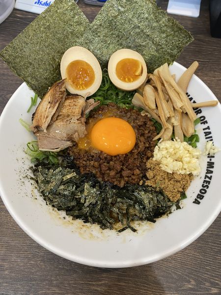 「台湾まぜそばDX+追い飯」@台湾まぜそば はなび 浜松店の写真