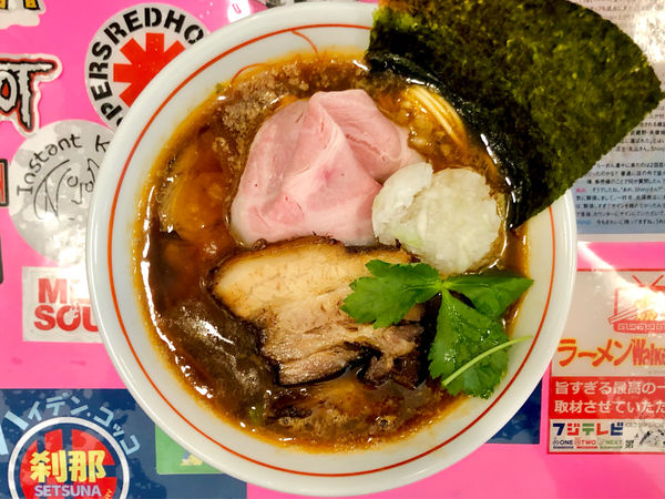 「★＜肉ノ日限定＞凛々しい地豚×甘海老中華ソバ🍜¥1,200」@らーめん凛々の写真
