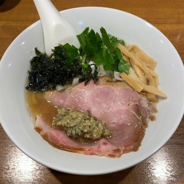 「芳醇牡蠣ラーメン980円」@寿製麺よしかわ 川越店の写真