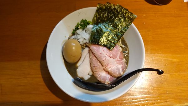 「特性濃厚そば+和え玉」@亀戸煮干中華蕎麦 つきひの写真