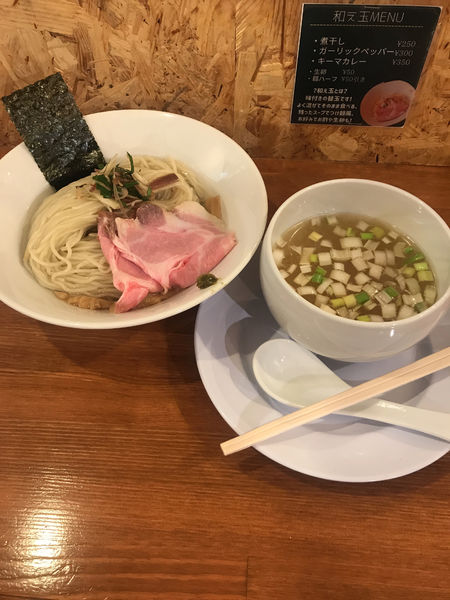 「【限定】鶏つけソバ」@らーめん コットンポットの写真