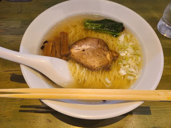 「支那そば+半カレー」@インディアン 池上店の写真