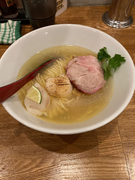 「帆立そば　限定」@麺処 青野の写真