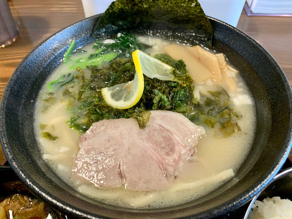 「あおさラーメン （塩）」@麺屋若虎の写真