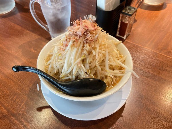 「ラーメン 並盛(野菜マシ)」@ラーメン・つけ麺 笑福 西本町店の写真