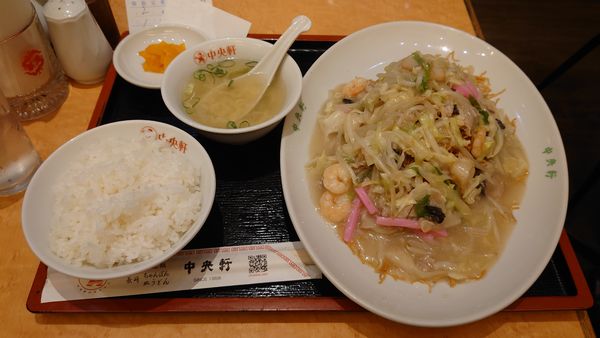 「皿うどん定食¥1100」@中央軒 ドーチカ店の写真
