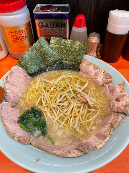 「ネギチャーシューメン」@ラーメンショップ椿 春日部南桜井店の写真
