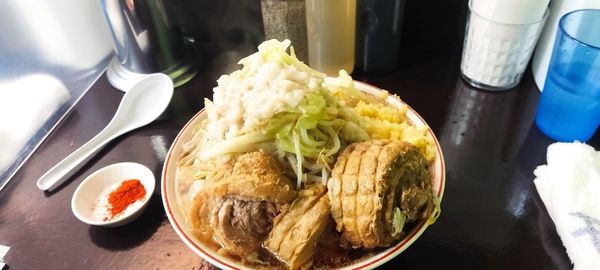 「ラーメン800豚増し200」@自家製麺 まさき（非乳化） 2号店の写真