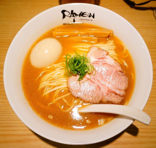 「札幌中華そば（味噌）＋半熟味玉＋生ビール」@Ramen にじゅうぶんのいちの写真