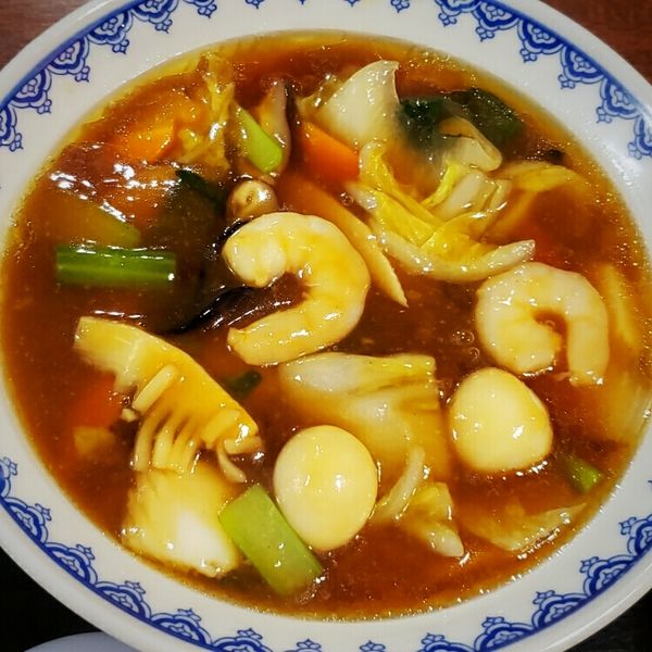 「広東めん ８７０円＋黒豚餃子 ３２０円」@麺屋 ゆうきの写真