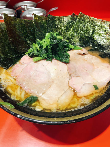「チャーシュー麺大盛り、のり」@環2家 蒲田店の写真