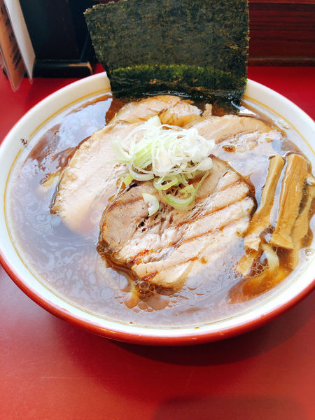 「バラチャーシュー、油多め、太麺」@戸越らーめん えにしの写真