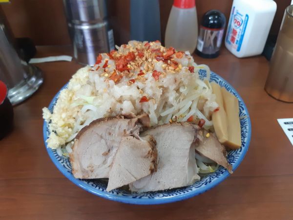 「塩ラーメン普通盛り+豚１枚」@松木田田の写真