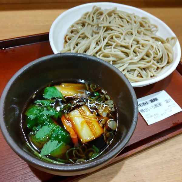 「鴨せいろ（￥580）」@十割蕎麦 さがたに 新宿京王モール店の写真