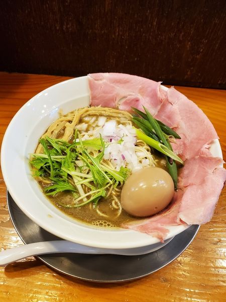「特製濃厚煮干し豚骨」@煮干し豚骨らーめん専門店 六郷の写真