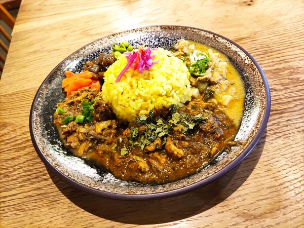 「三種盛りカレー」@胡粋の写真