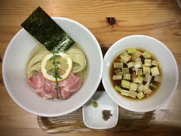 「昆布水つけ麺(醤油950¥)」@アメノオトの写真