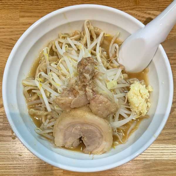「ラーメン濃厚 ニンニク アブラ」@自家製麺88の写真