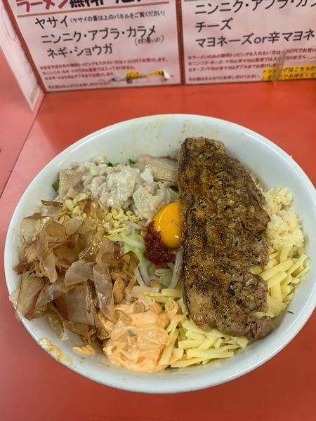 「まぜそば」@らー麺 ぶたのジョーの写真