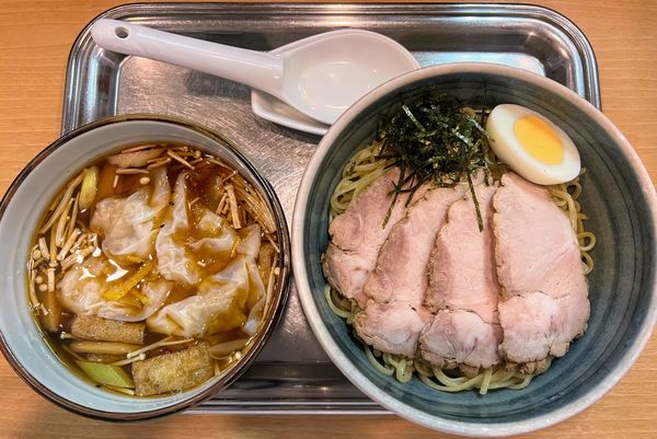 「きのこ汁つけ麺+チャーシュー」@大宮大勝軒の写真