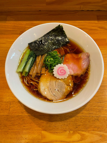 「軍鶏しなそば(800円)」@しなそば 天味の写真