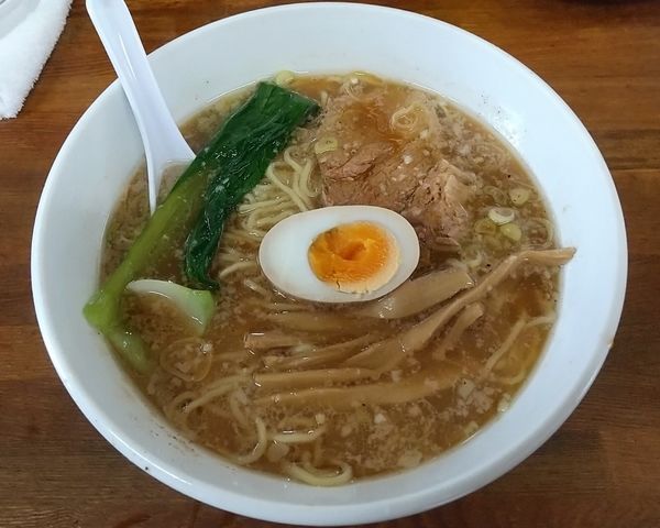 「天狗ラーメンと焼肉丼のセット(ランチタイム８４０円)」@天狗 北越らーめんの写真