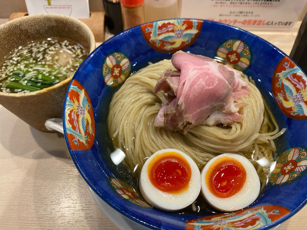 「特製鰹昆布水つけめん(300g)」@つけめん金龍の写真