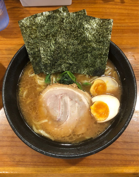 「らーめん味玉（650+C）」@ラーメン 豊八家の写真
