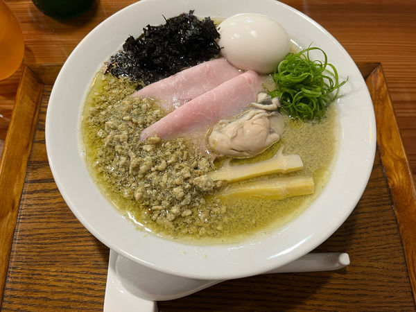 「牡蠣塩そば」@むかんの写真