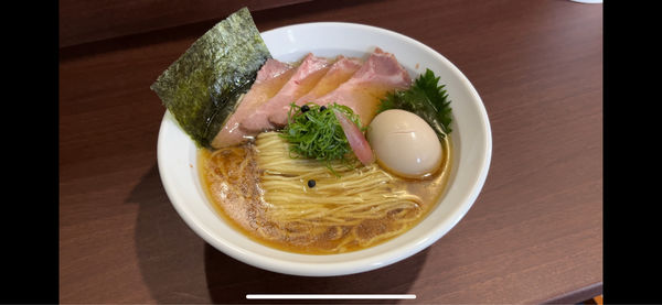 「上中華味玉メジカ熟成醤油」@メヂカそば 吟魚の写真