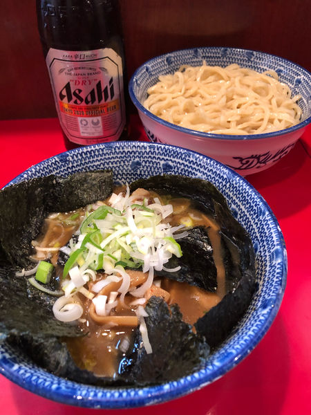「つけ麺　メンマ　瓶ビール」@自家製中華そば 勢得の写真