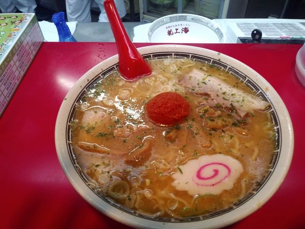 「からみそラーメン大盛り　1050円」@龍上海 米沢店の写真