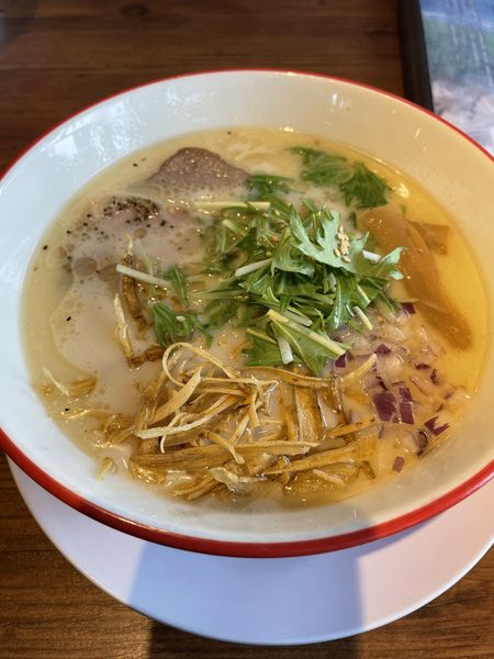 「鶏白湯塩」@らーめんすずらんの写真