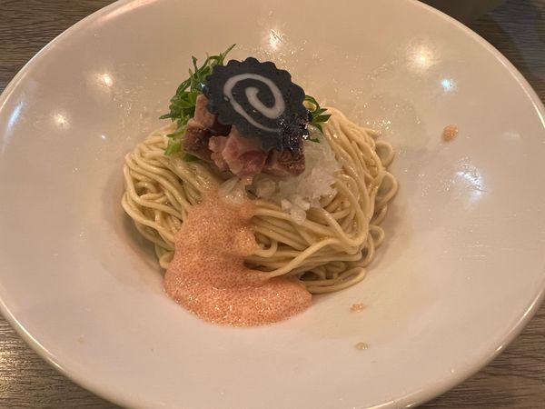 「明太子風　和え玉　220円」@ニボシラァメン コハクの写真