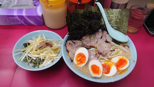 「ネギチャーシューメン、他」@ラーメンショップ 牛久結束店の写真