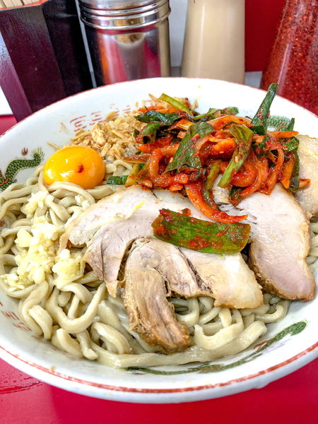 「小ラーメン汁なし」@ラーメン二郎 湘南藤沢店の写真