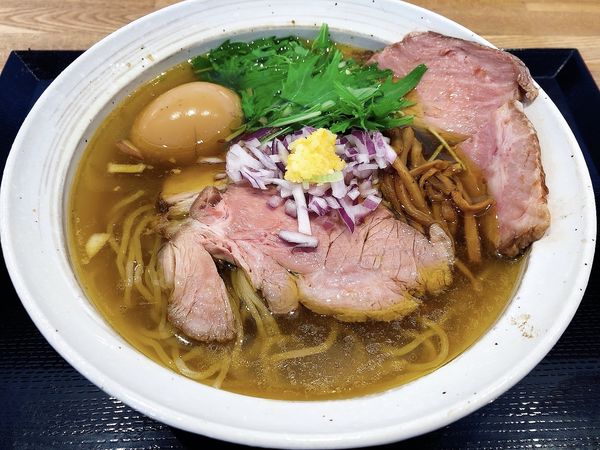 「鶏そば［白］（1000円）」@境逸品 鶏そば 山田屋の写真