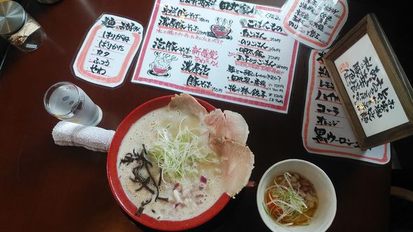 「泡豚そば」@豚骨専科 田丸家の写真