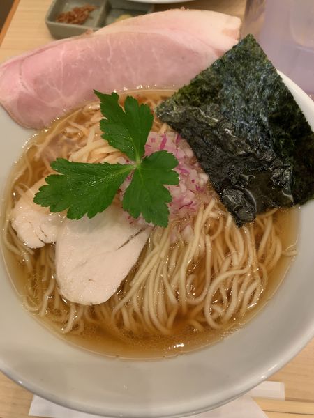 「煮干中華SOBA（950円）」@銀座 篝 大手町店の写真