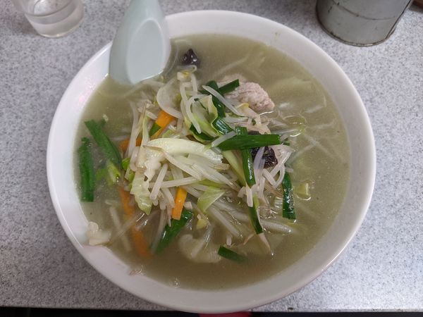 「タンメン＋麺大盛り：660円＋100円」@紅楽の写真